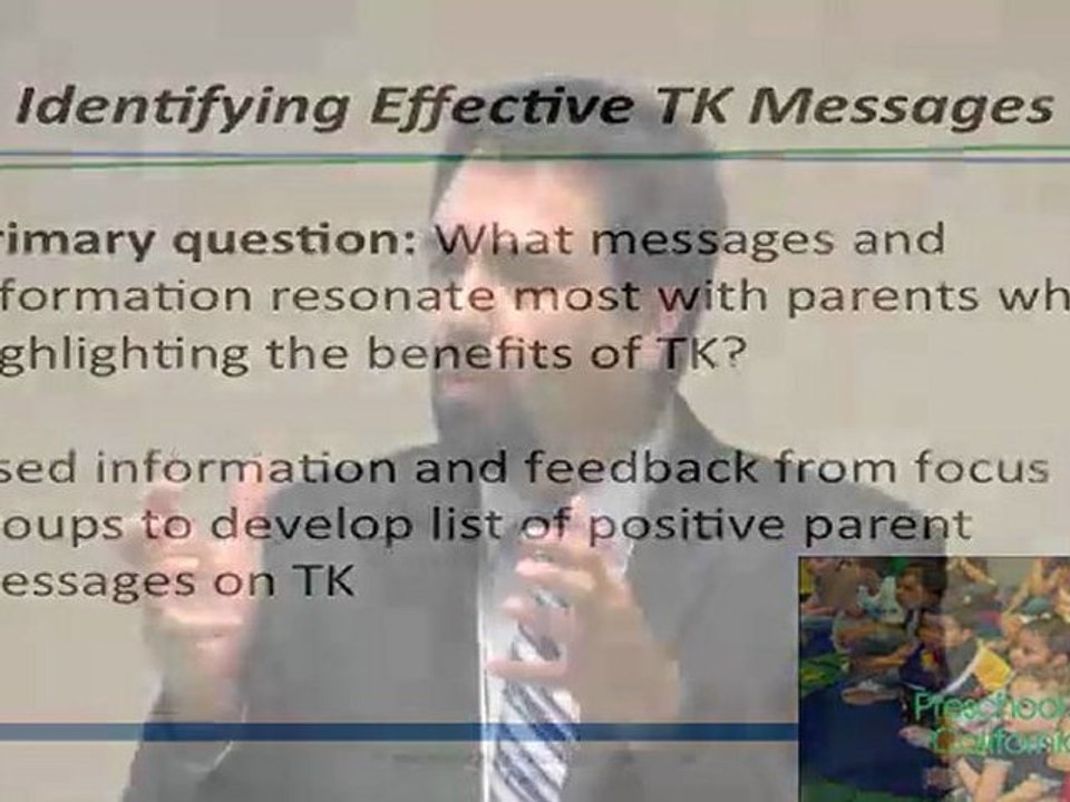 Transitional Kindergarten: Selling Parents on the Program