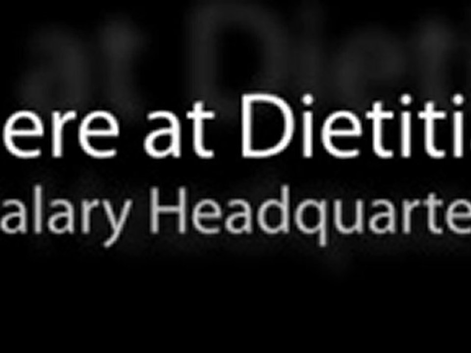 Dietitian Salary HQ