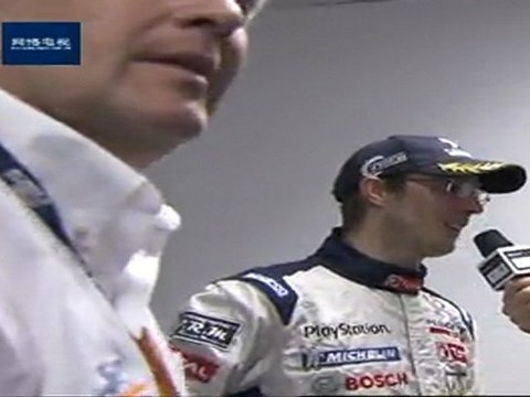 Peugeot Sport, 6H de ZHUHAI: Interview de S. Bourdais fin de course