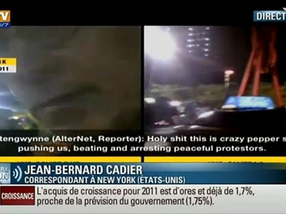 La police évacue les indignés de Wallstreet