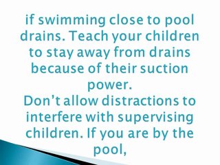 Pool Safety Can Save a Life