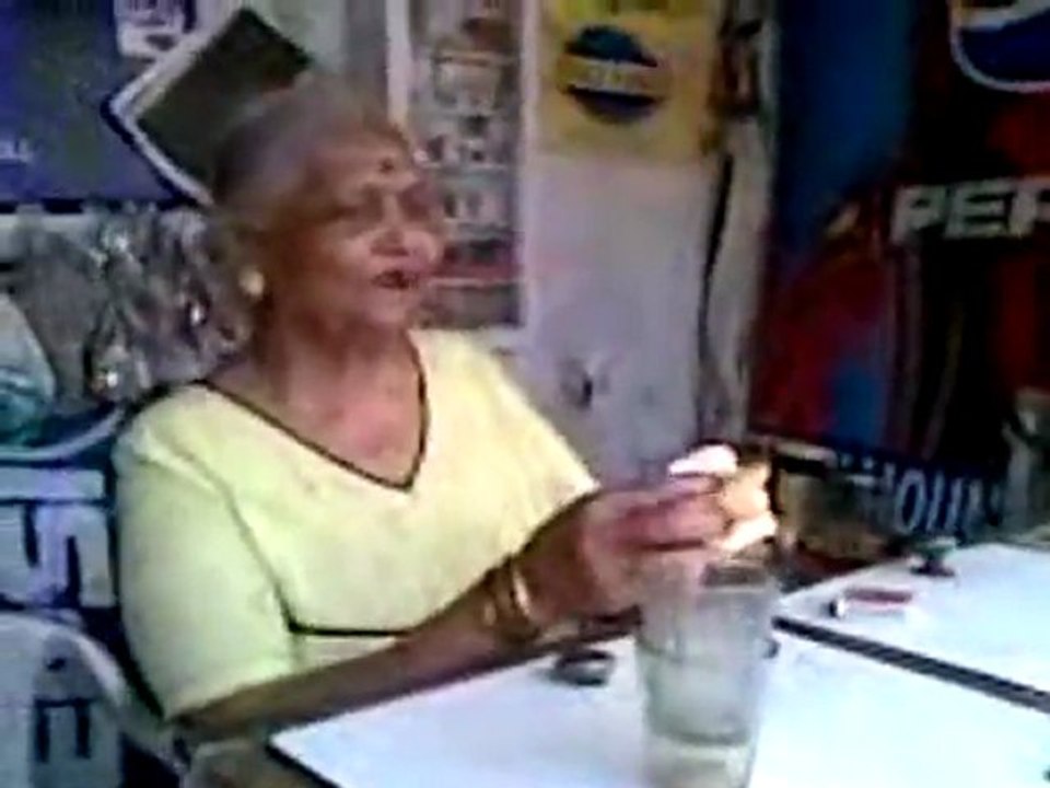 Woman Singing 'Ooh La La' With Vada Pav