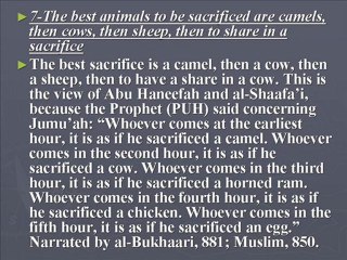 13 qs on Udhya for dead , Best udhya,pilgrims mistakes,denying faith,divorxe,dead & Eid prayers