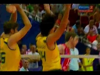 Волейбол Россия - Бразилия 2011 FIVB Men's World League - Final - Russia 3:2 Brasil