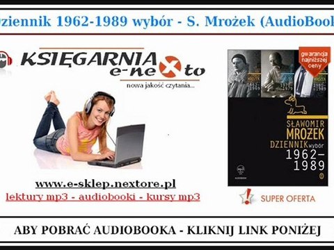 SŁAWOMIR MROŻEK - autor Tango - Dzienniki (Książka Audio Mp3) - Pobierz