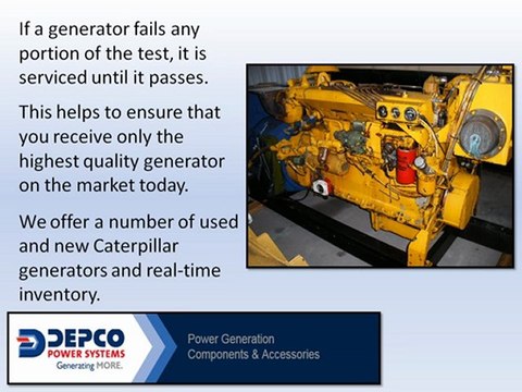 Used Caterpillar Generators from Depco Provide Quality and Affordability for Your Business