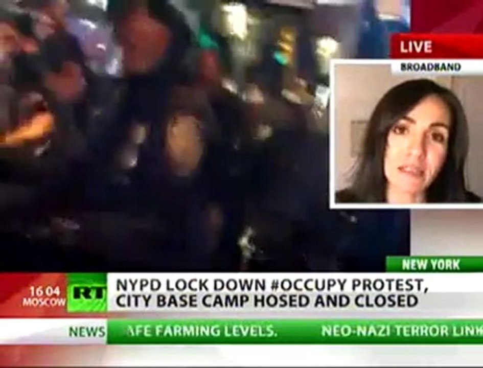 OWS NYPD Arrests Overkill & Zuccotti Park Shutdown
