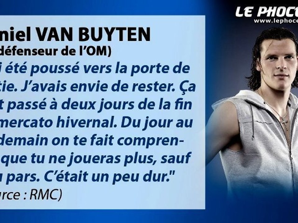 Info Chrono : Van Buyten amer envers l'OM