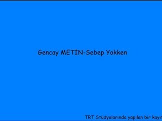 Gencay METİN-Sebep Yokken