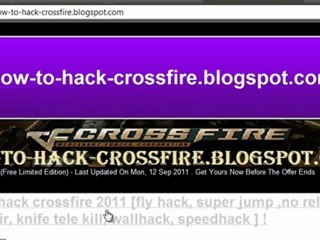 How to crossfire hack 2011 !