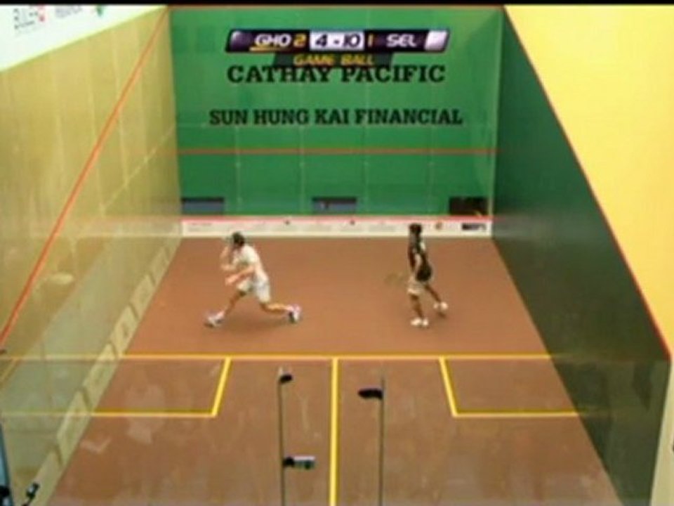 Squash - Selby beweist Kämpferherz