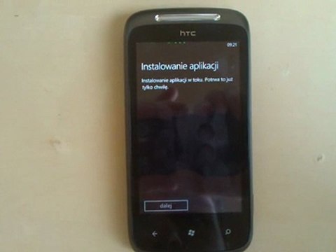 testuj.orange.pl- pierwsze uruchomienie HTC Mozart