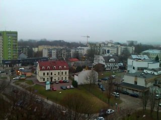 Białystok - widok z 9 piętra na południową część miasta.