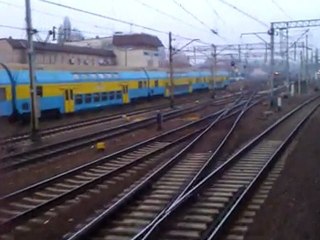 Wjazd pociągu na stację Poznań Główy