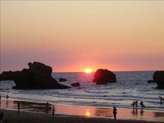 Coucher de soleil  à Biarritz (2006)
