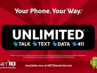 NET10 LG Optimus Net Android