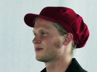 Cotton Elastic Newsboy Cap-Red by e4Hats.com