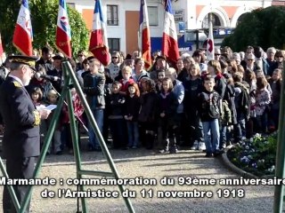Marmande : cérémonie du 11 novembre 1918