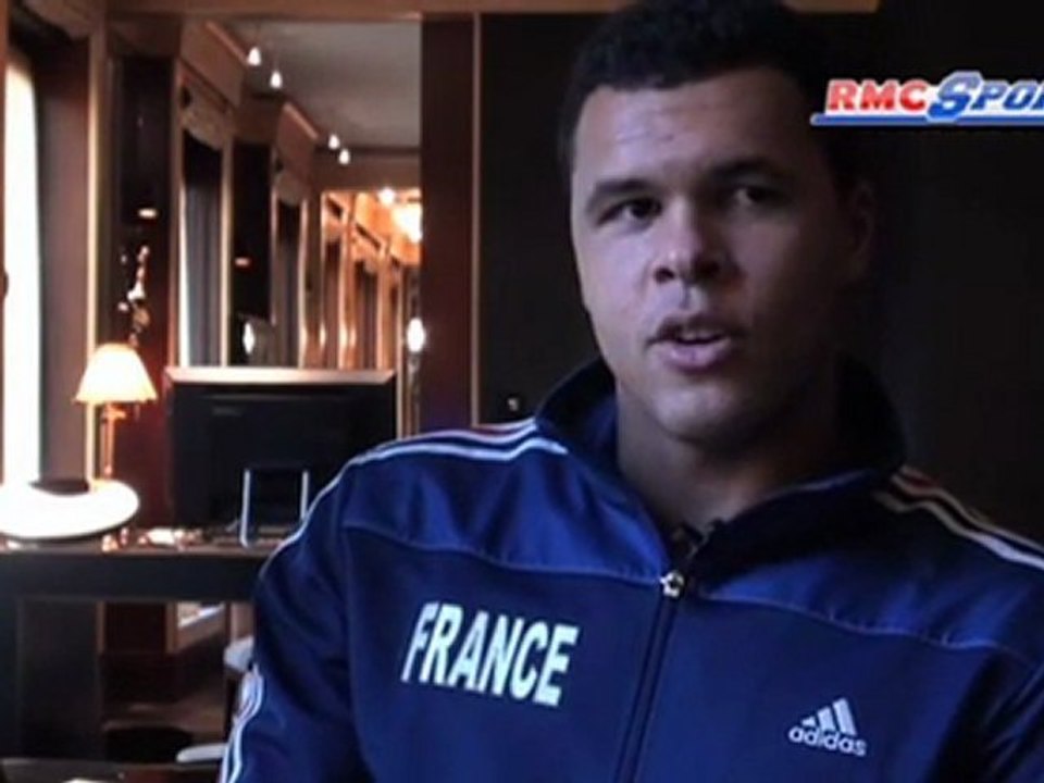 Jo-Wilfried Tsonga parle de Roger Federer