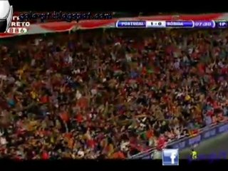 Portugal - Bósnia Golo Ronaldo