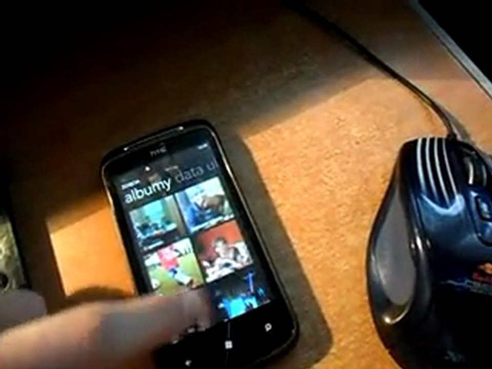 HTC Mozart prezentacja menu