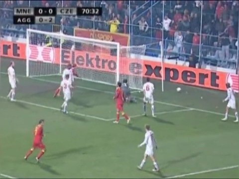 Euro 2012 - Montenegro 0-1 Rep Ceca (0-3)