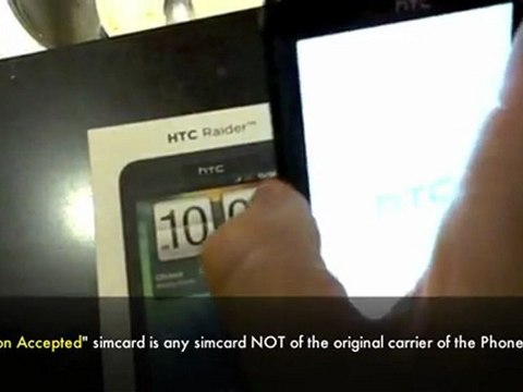 How to Unlock HTC Raider & Vivid 4G LTE by HTC Sim ...