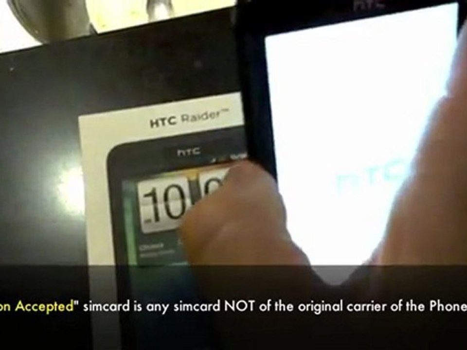 How to Unlock HTC Raider & Vivid 4G LTE by HTC Sim ...