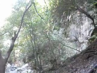The Waterfall with Shalese in Tirol, Austria