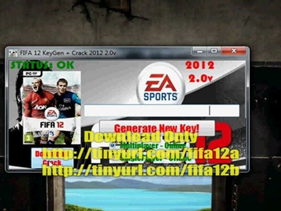 Free FIFA 12 KeyGen + Crack 2012 2.0v Download Serial DVD CD Multiplayer OnLine