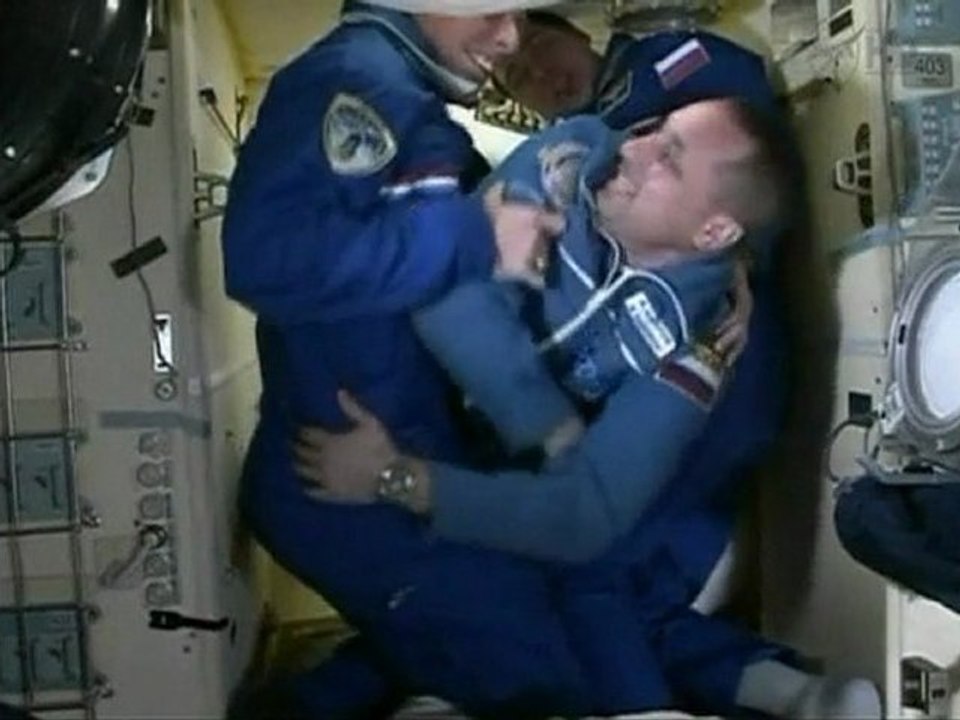 Soyuz crew arrives aboard ISS