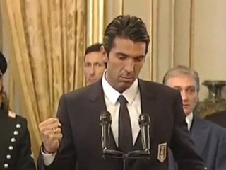 Buffon - Intervento al Quirinale (15.11.11)