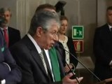Bossi - Governo Monti - Staremo all'opposizione
