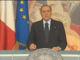 Berlusconi - Raddoppierò il mio impegno per l'Italia