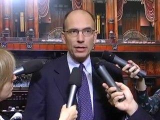 Letta - Decidwerà Monti de sarà un Governo Tecnico o Politico