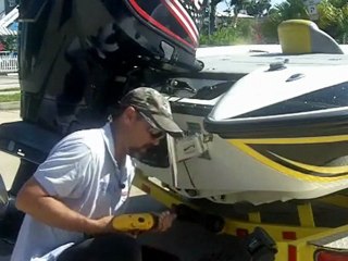 Power Pole Alternative..! 5 INCH OFFSET TRANSOM MOUNT install with Capt Tim Fey