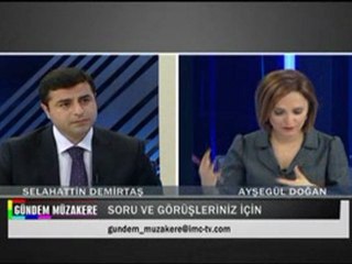 Selahattin Demirtaş  Gündem Müzakere'de soruları yanıtladı 3. Bölüm
