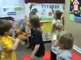 Children dancing Spanish music