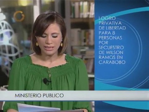 Privativa de libertad para 8 personas por secuestro de Wilson Ramos
