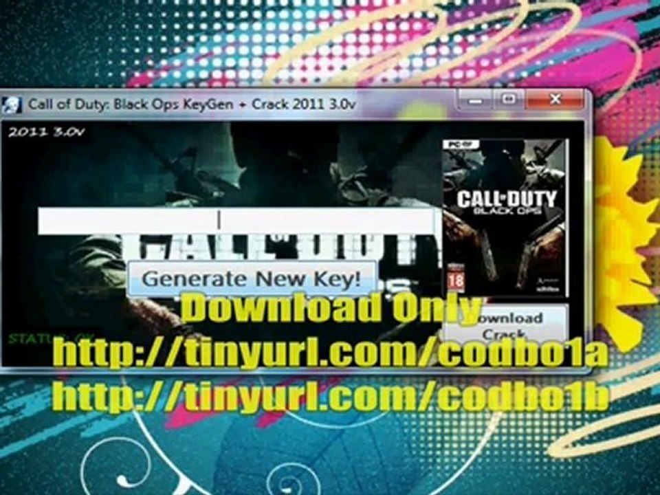Free Call of Duty Black Ops KeyGen + Crack 2011 3.0v Download