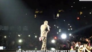 JAY-Z & KANYE WEST  WATCH THE THRONE TOUR 2011 NJ IZOD CENTER....INTRO + SPECIAL GUEST BEYONCE