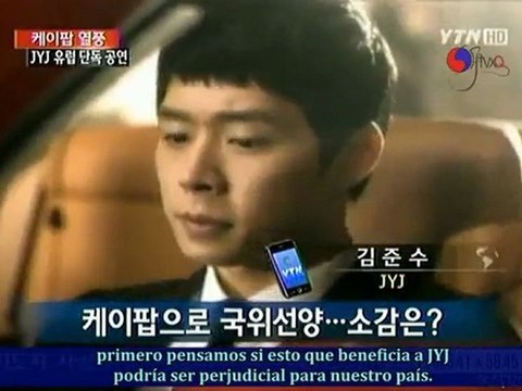 [SPfTVXQ] 111105 YTN News - JYJ Junsu Phone Interview (Sub. Español)