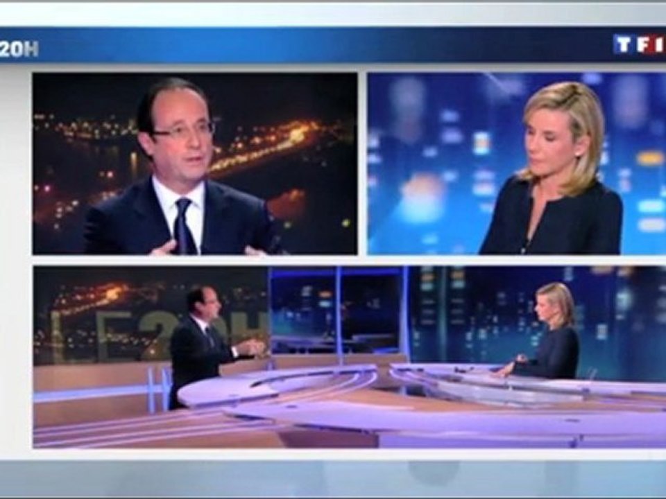 François Hollande invité du 20h de TF1
