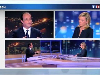 François Hollande invité du 20h de TF1