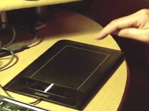 MidiTouch application with a Wacom Bamboo Touch Tablet