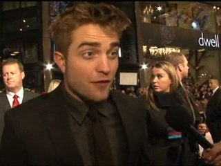 Robert Pattinson at the Breaking Dawn premiere