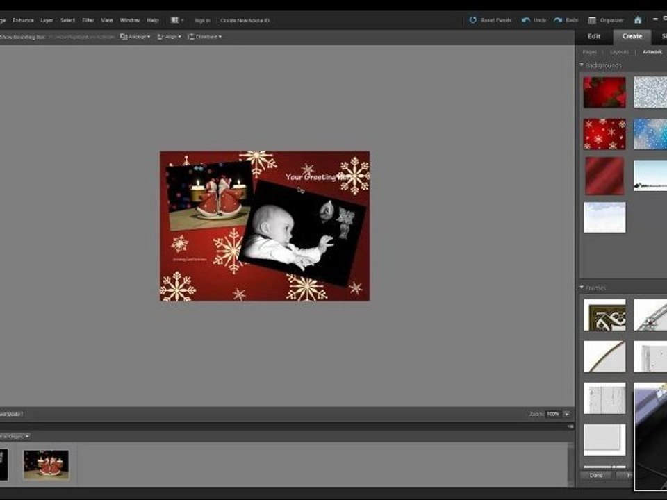 CREATE YOUR OWN GREETING CARD