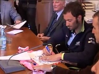 IVAN BASSO LANCIA IL GIRO DOLOMITICO