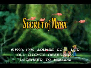 Video oldie (Snes): Secret of Mana