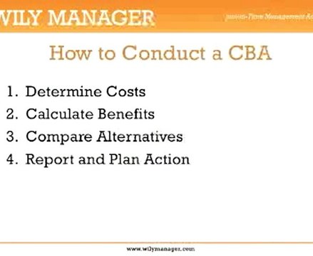 How to do a Cost Benefit Analysis: A How To Guide for Managers